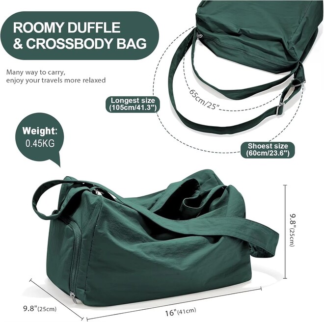 Multi Function Water Resistant Gym Bag
