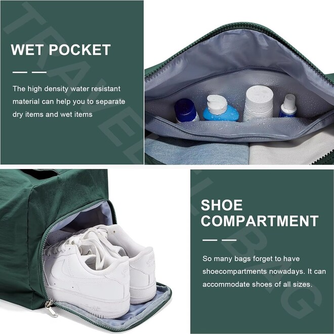 Multi Function Water Resistant Gym Bag