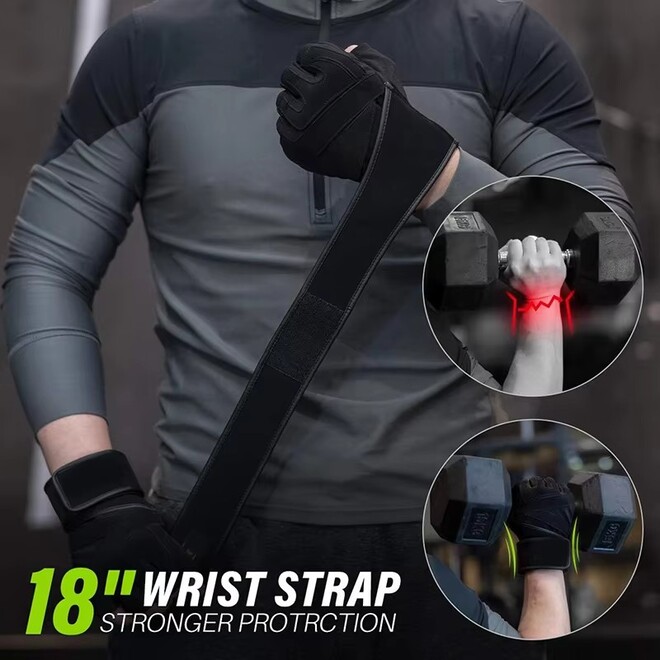 Comfort Fitness Exercise Wrist Support Cross Training Gloves