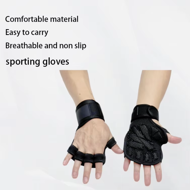 Comfortable Breathable Workout Protector Half Finger Weight Lifting Hand Glove