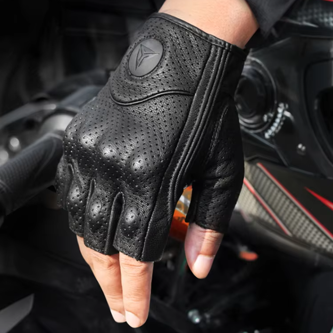 Half Finger Breathable Riding Sport Motorcycle Gloves