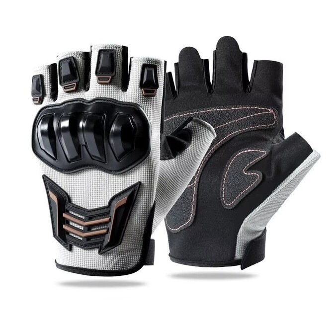 Outdoor Workout Tactical Shooting Hard Touchscreen Half Knuckle Tactical Gloves for Men