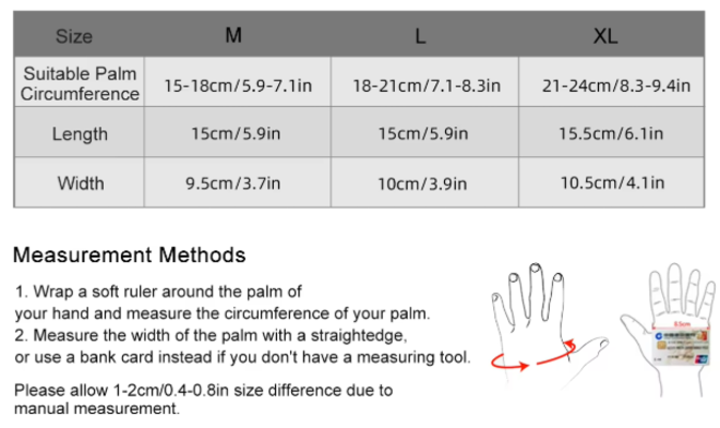 Non Slip Weightlifting Cycling Motorcycle Gym Sports Gloves