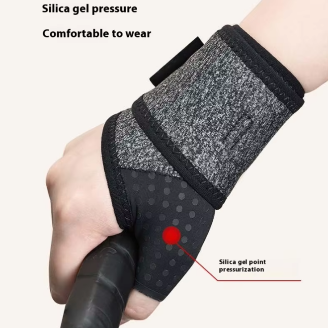 Compression Thumb Design Elastic Fitness Wrist Brace