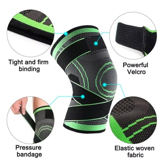 Compression Basketball Running Knee Support With Strap