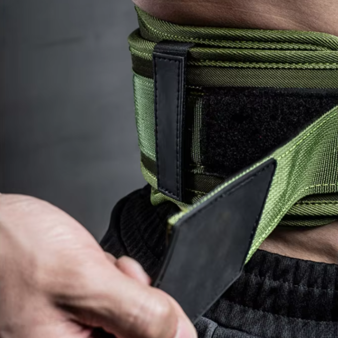 Powerlifting Gym Fitness EVA Squat Back Support Belt with Self Locking