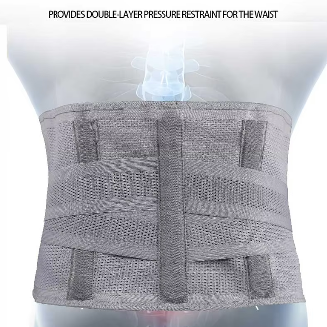 Sports Adjustable Back Brace Breathable Waist Lumber Support Belt