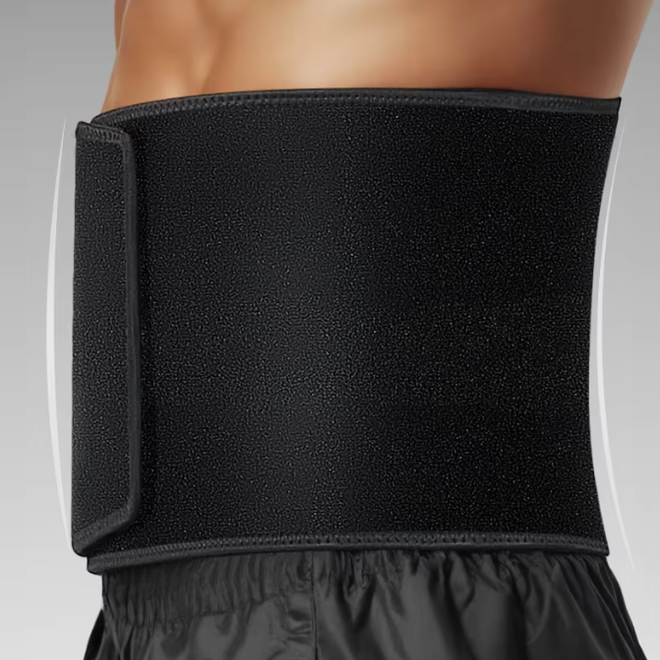 Soft Adjustable Patella Tendon Embossed Heat Waist Belt